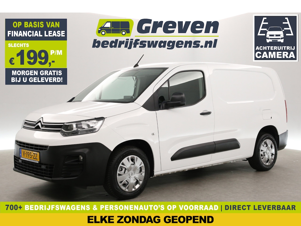 Citroën Berlingo - 1.5 BlueHDI Club L2 | 102PK | Airco | Cruise | Carplay | Camera | Trekh. - AutoWereld.nl