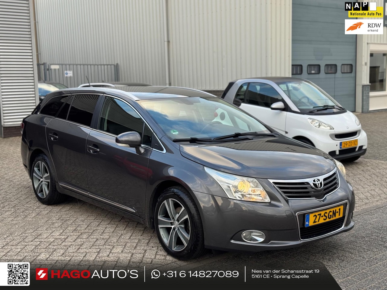 Toyota Avensis Wagon - 2.0 VVTi Business AUT Navi | Cruise | Camera | Trekhaak | Climate - AutoWereld.nl