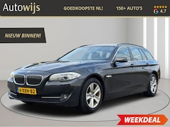 BMW 5-serie Touring - 520d High Executive|NAVI|TREKHAAK|GOED ONDERHOUDEN|LEDER|ELEKSTOELEN