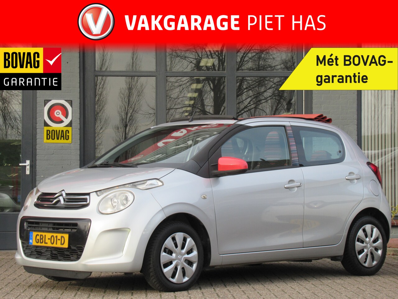 Citroën C1 - 1.0 e-VTi Airscape Shine | Airco | Bluetooth | Cabriodak | Incl. Garantie | LED Dagrijverl - AutoWereld.nl