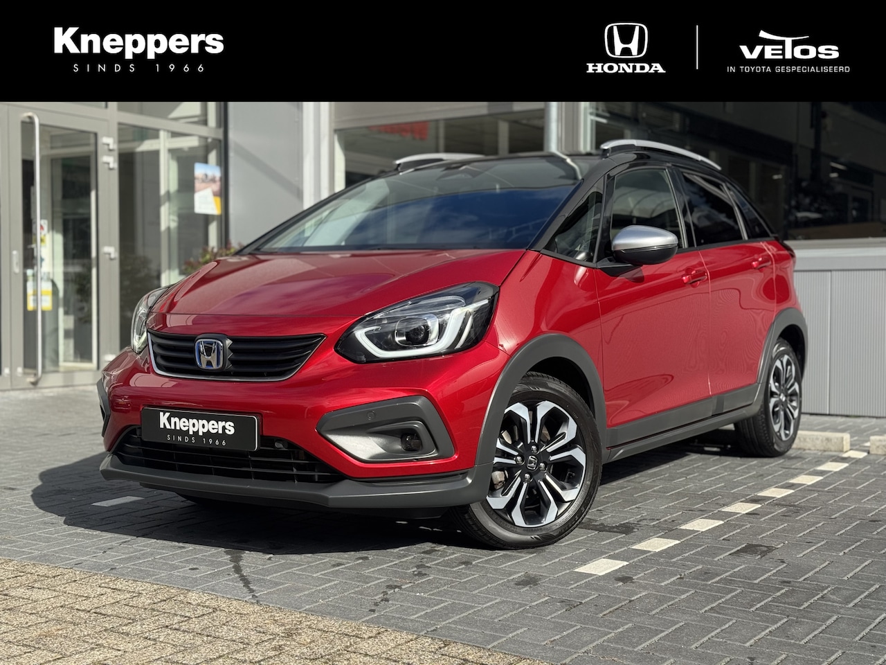 Honda Jazz - 1.5 e:HEV Crosstar BI-TONE Navigatie, Parkeersensoren V+A, Apple/Android , All-in Rijklaar - AutoWereld.nl