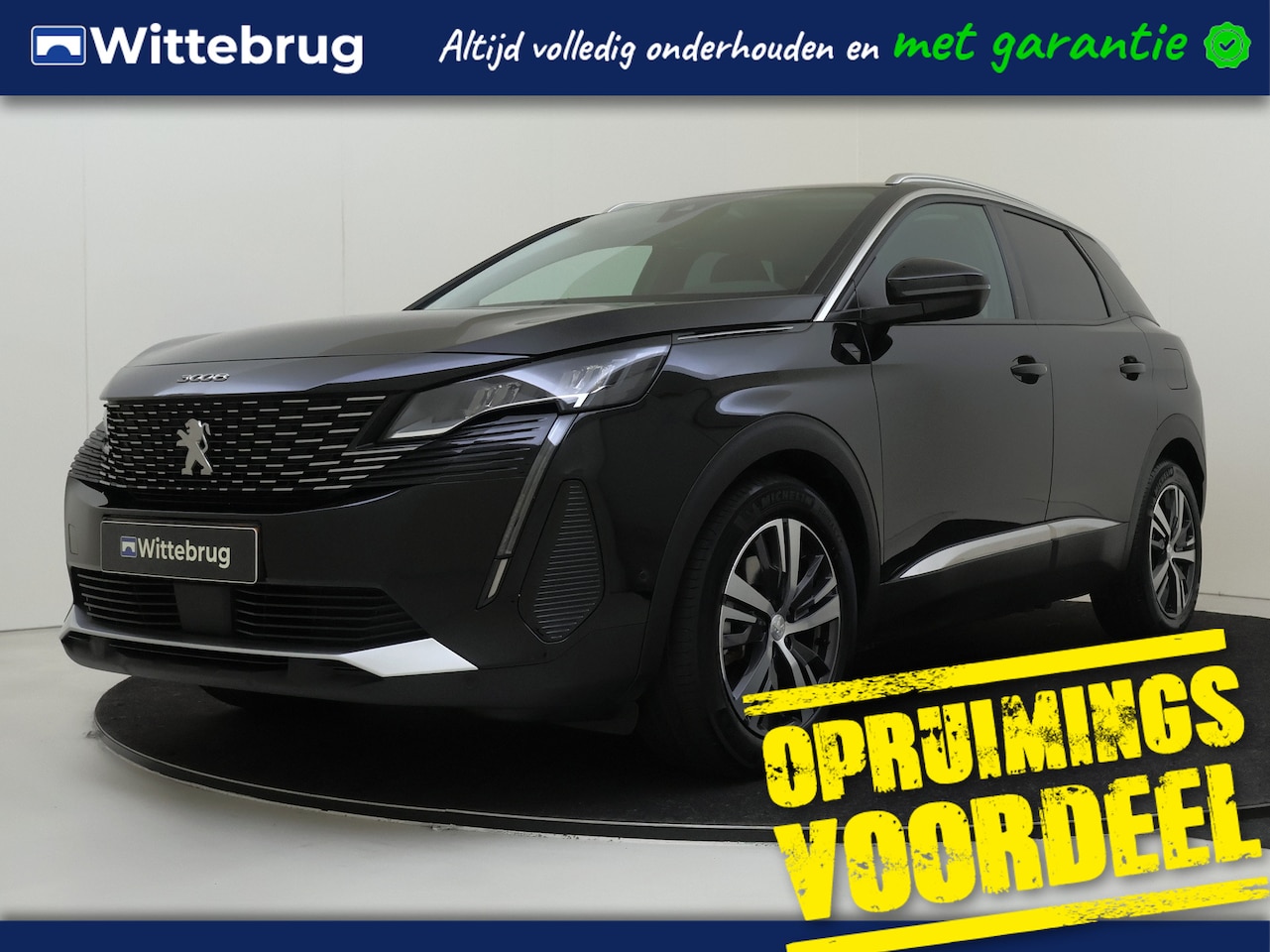 Peugeot 3008 - 1.6 HYbrid 180 Allure Pack Business Automaat UITVERKOOP | Camera | Navigatie | Adaptive Cr - AutoWereld.nl