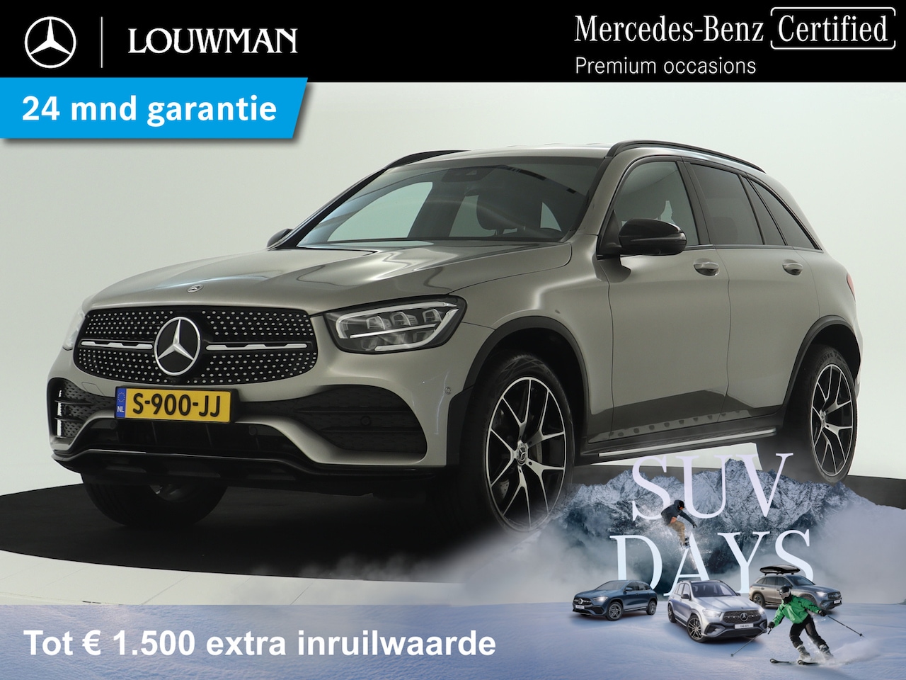 Mercedes-Benz GLC-klasse - 300 e 4MATIC Premium Plus | AMG Styling | Night Pakket | Dode hoek assistent | Trekhaak | - AutoWereld.nl