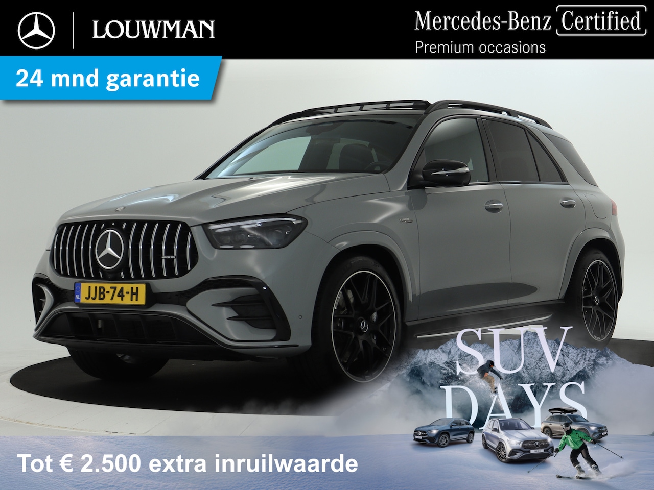 Mercedes-Benz GLE-Klasse - Mercedes-AMG 53 Hybrid 4MATIC+ AMG | Night Pakket | 22 Inch AMG Velgen | Distronic | Trekh - AutoWereld.nl
