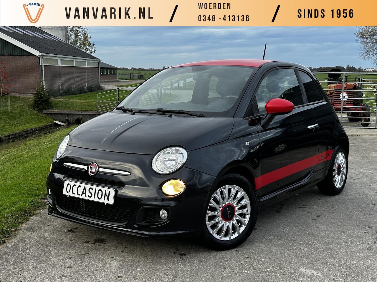 Fiat 500 - S 1.2 Sport | AIRCO | CENTRALE VERGRENDELING | 15 INCH VELGEN | 4-CILINDER | - AutoWereld.nl