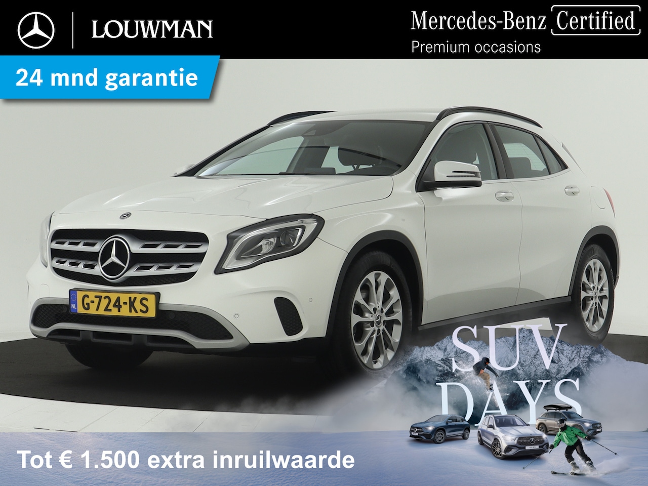 Mercedes-Benz GLA-Klasse - 180 Style automaat | Thermotronic Airco | Parkeersensoren + Camera | EASY PACK achterklep - AutoWereld.nl