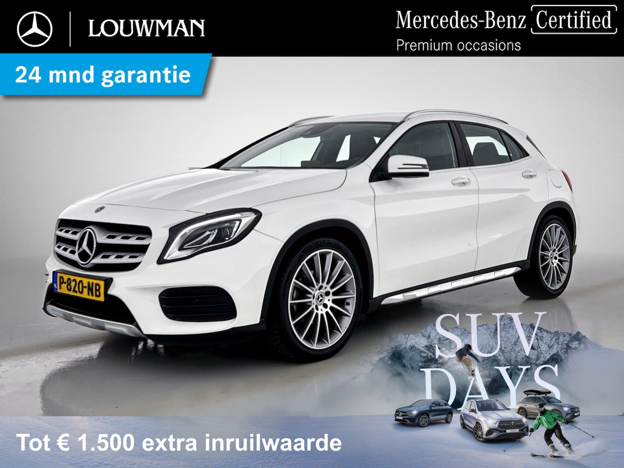 Mercedes-Benz GLA-Klasse - 200 Sport Edition | 19 inch multispaaks AMG-velgen | AMG exterieur + Urban interieur/zwart - AutoWereld.nl