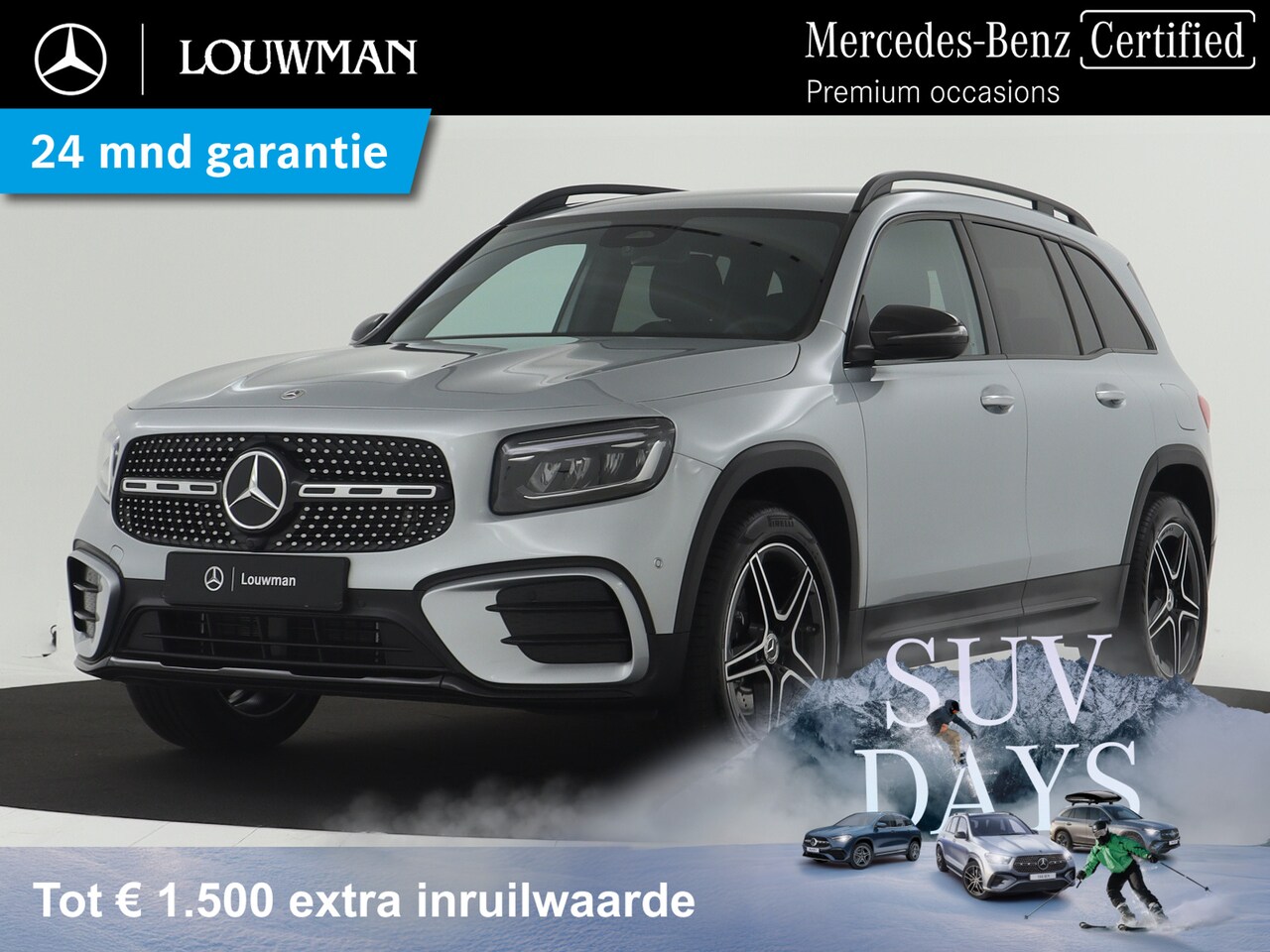 Mercedes-Benz GLB - 200 AMG-line 7persoons | Trekhaak | Nightpakket | Keyless-Go comfortpakket | Parkeerpakket - AutoWereld.nl