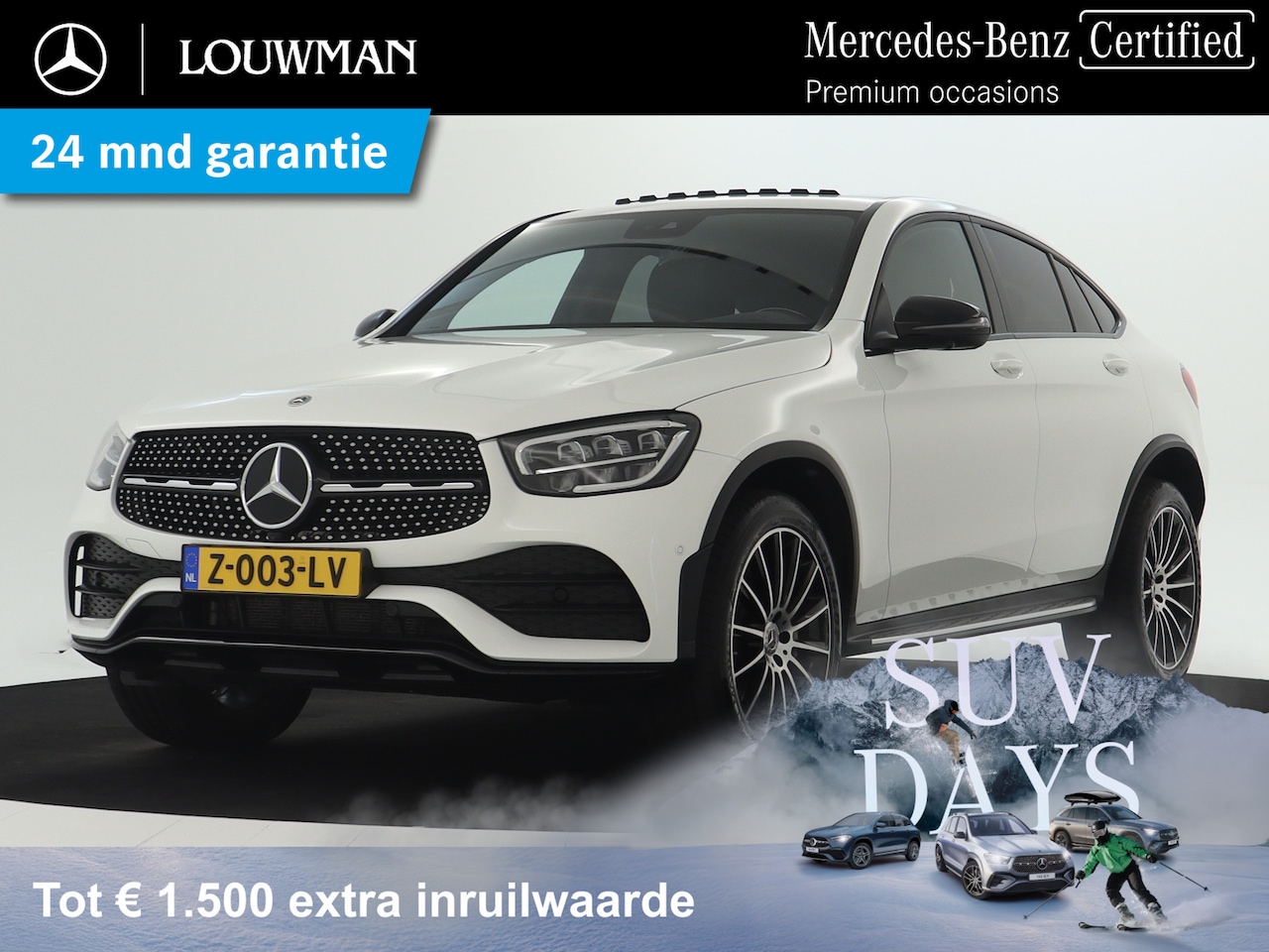 Mercedes-Benz GLC-klasse Coupé - 300 e 4-MATIC AMG Nightpakket | Schuifdak | 360 gr. Camera | Stoelverwarming voor / achter - AutoWereld.nl