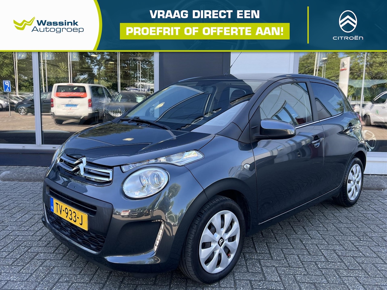 Citroën C1 - 1.0 VTi 68PK 5-drs Feel | Airconditioning | Parkeer Camera | Bluetooth | Toerenteller | IS - AutoWereld.nl