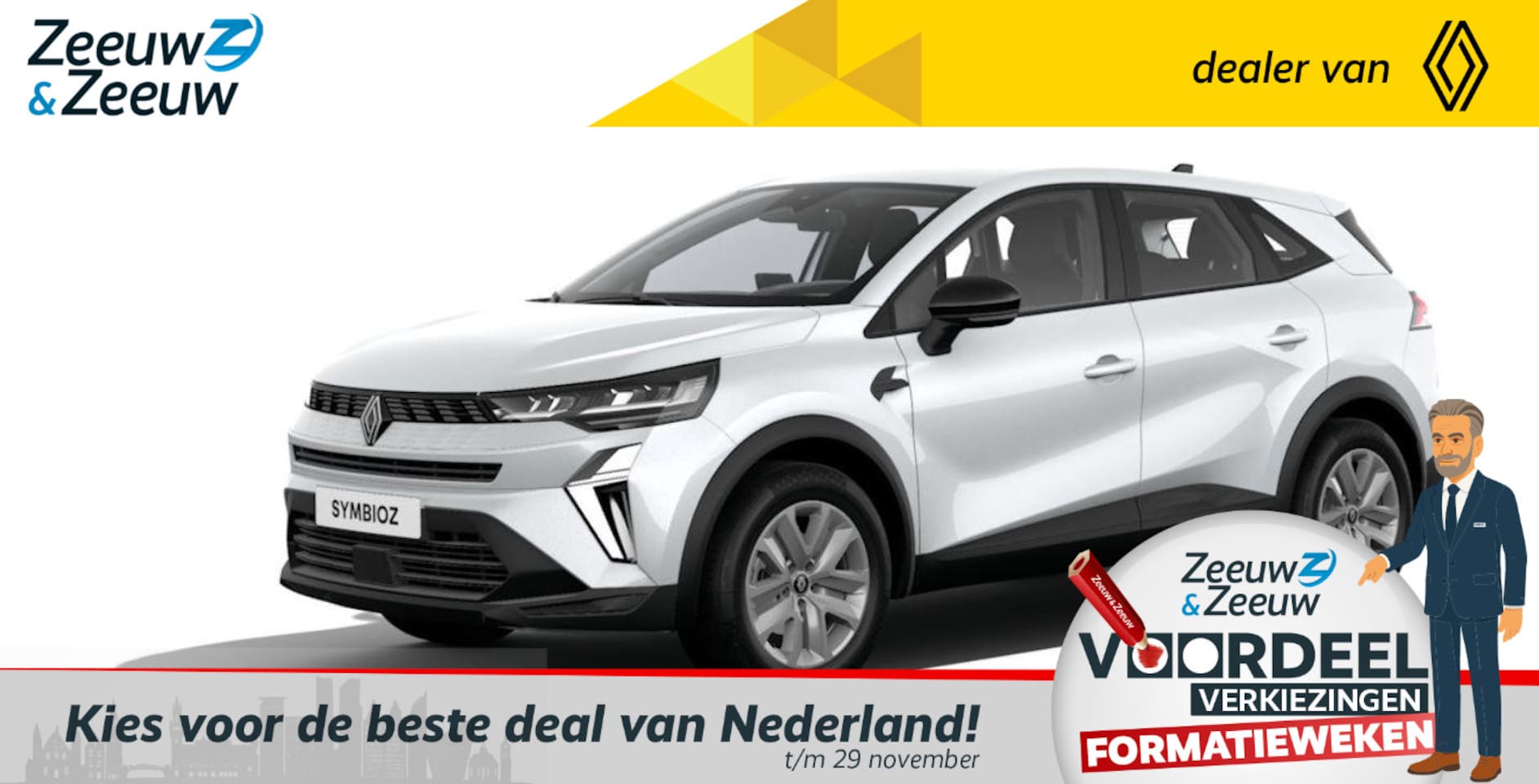 Renault Symbioz - 1.8 E-Tech full hybrid 160 evolution | Nieuw te bestellen | €1.000,- Korting | - AutoWereld.nl