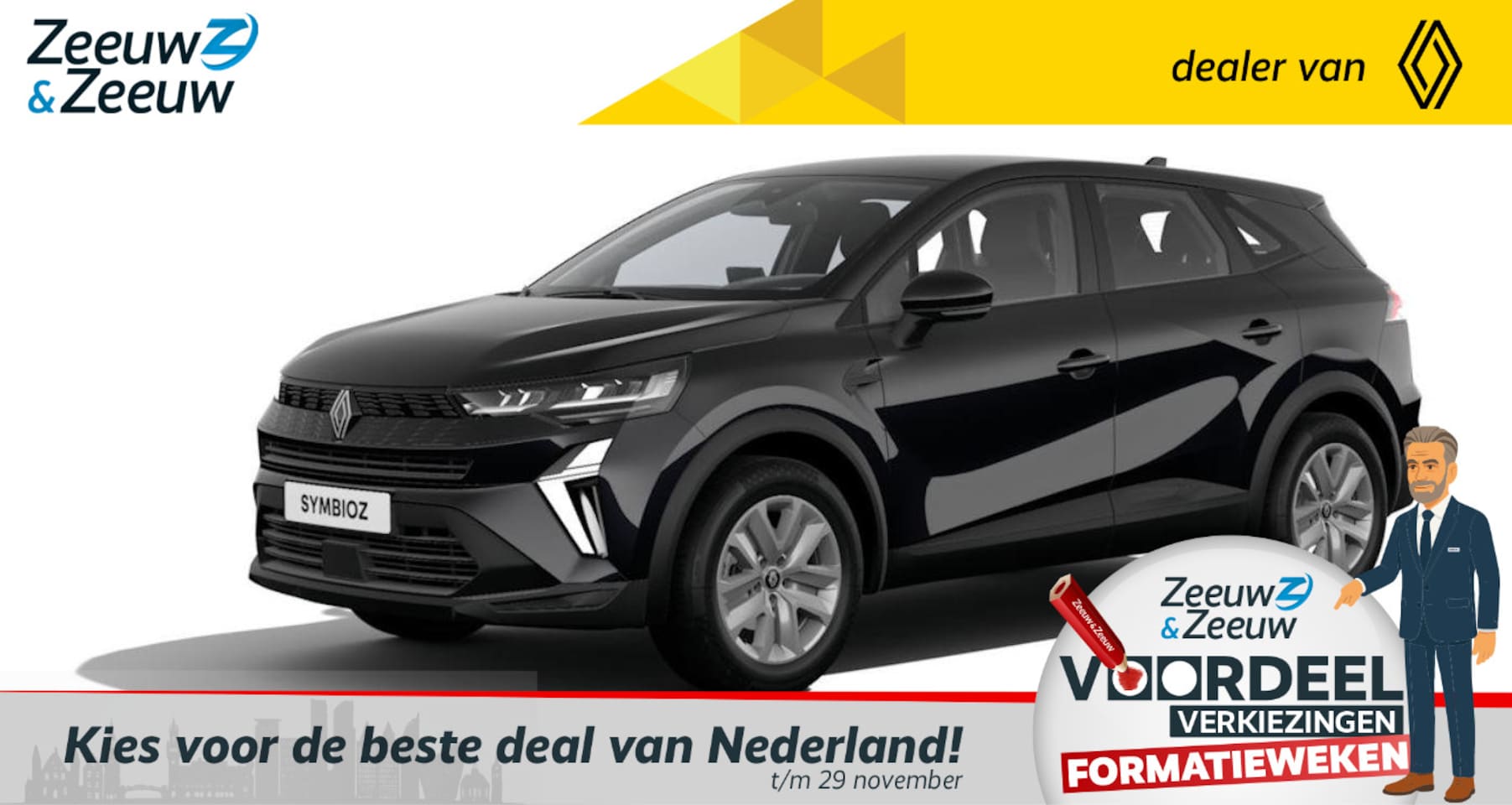 Renault Symbioz - 1.8 E-Tech full hybrid 160 evolution | Nieuw te bestellen | €1.000,- Korting | - AutoWereld.nl