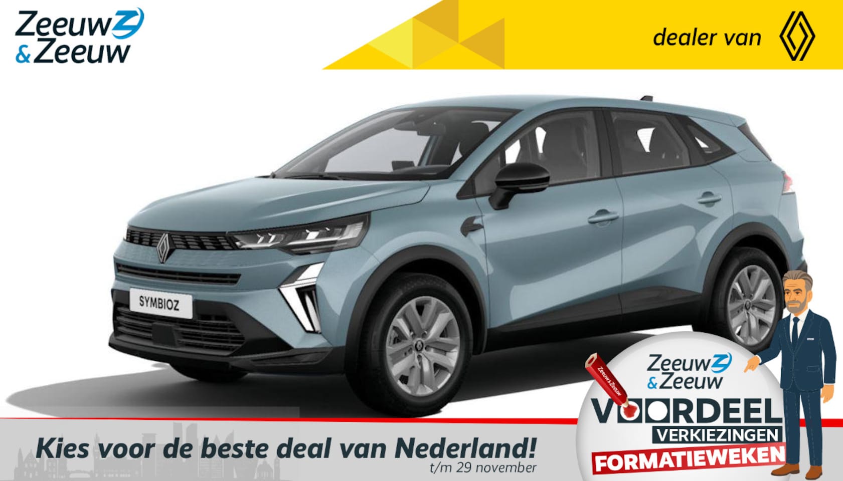 Renault Symbioz - 1.8 E-Tech full hybrid 160 evolution | Nieuw te bestellen | €1.000,- Korting | - AutoWereld.nl