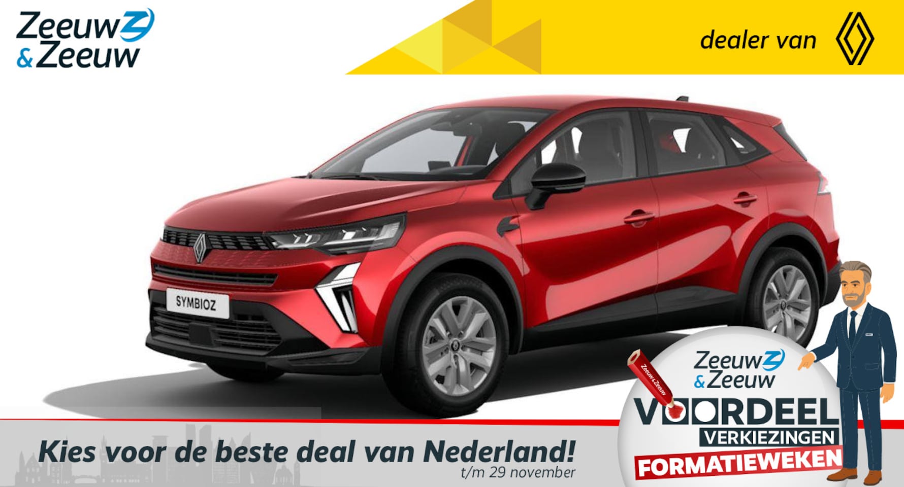 Renault Symbioz - 1.8 E-Tech full hybrid 160 evolution | Nieuw te bestellen | €1.000,- Korting | - AutoWereld.nl