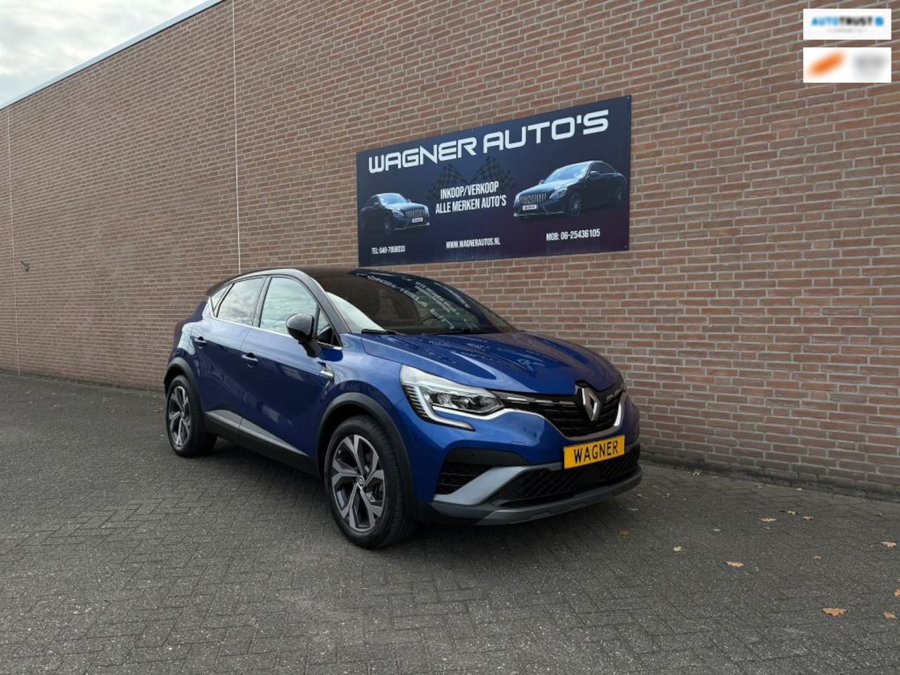 Renault Captur - 1.6 E-Tech Plug-in Hybrid 160 R.S. Line Keyles-Entry+GO PDC Achteruitrij-Camera Cruise-con - AutoWereld.nl
