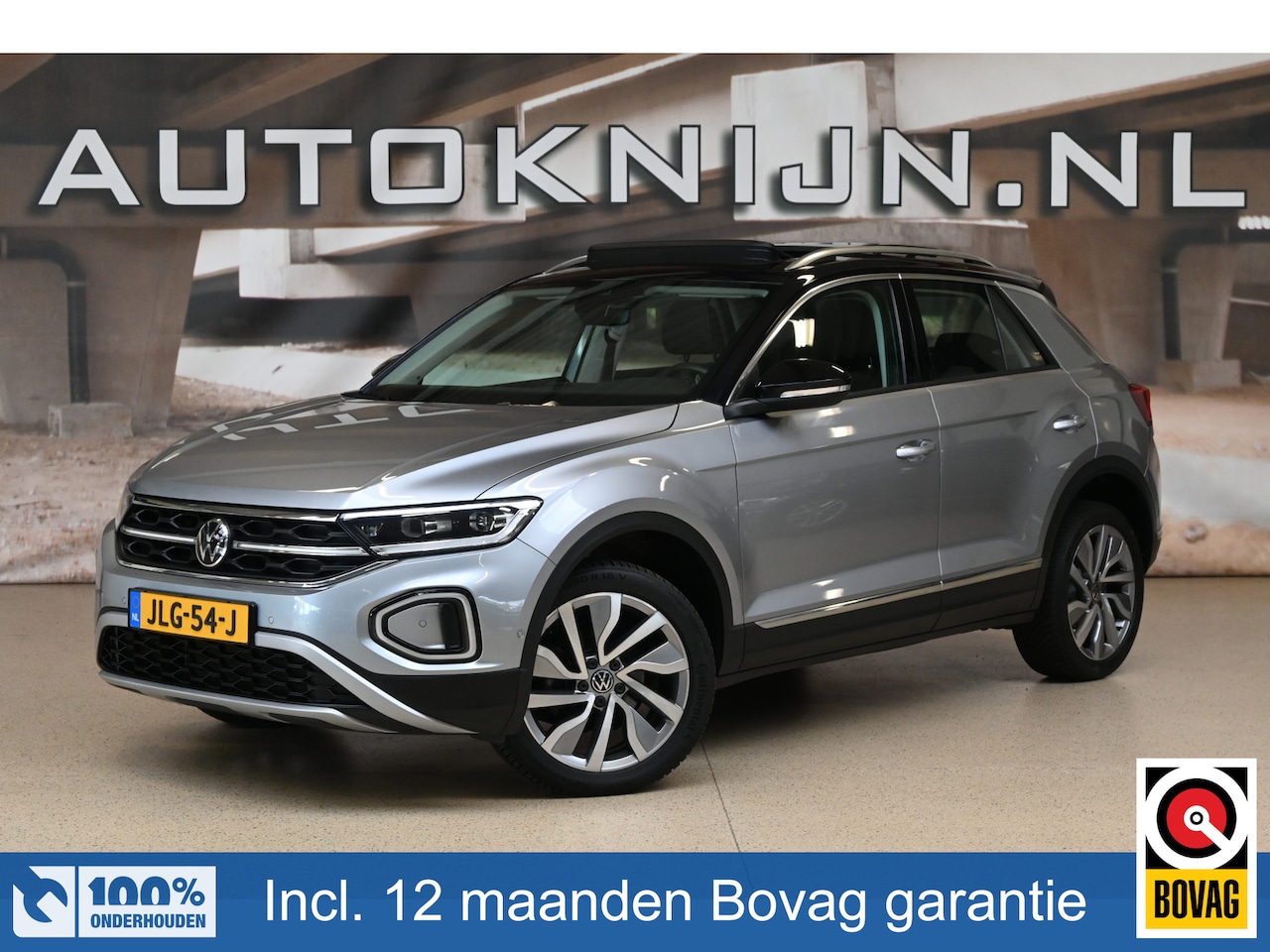 Volkswagen T-Roc - 1.5 TSI 150pk Style | Panoramadak | Elek. klep | Trekhaak | 100% (Dealer) onderhouden labe - AutoWereld.nl