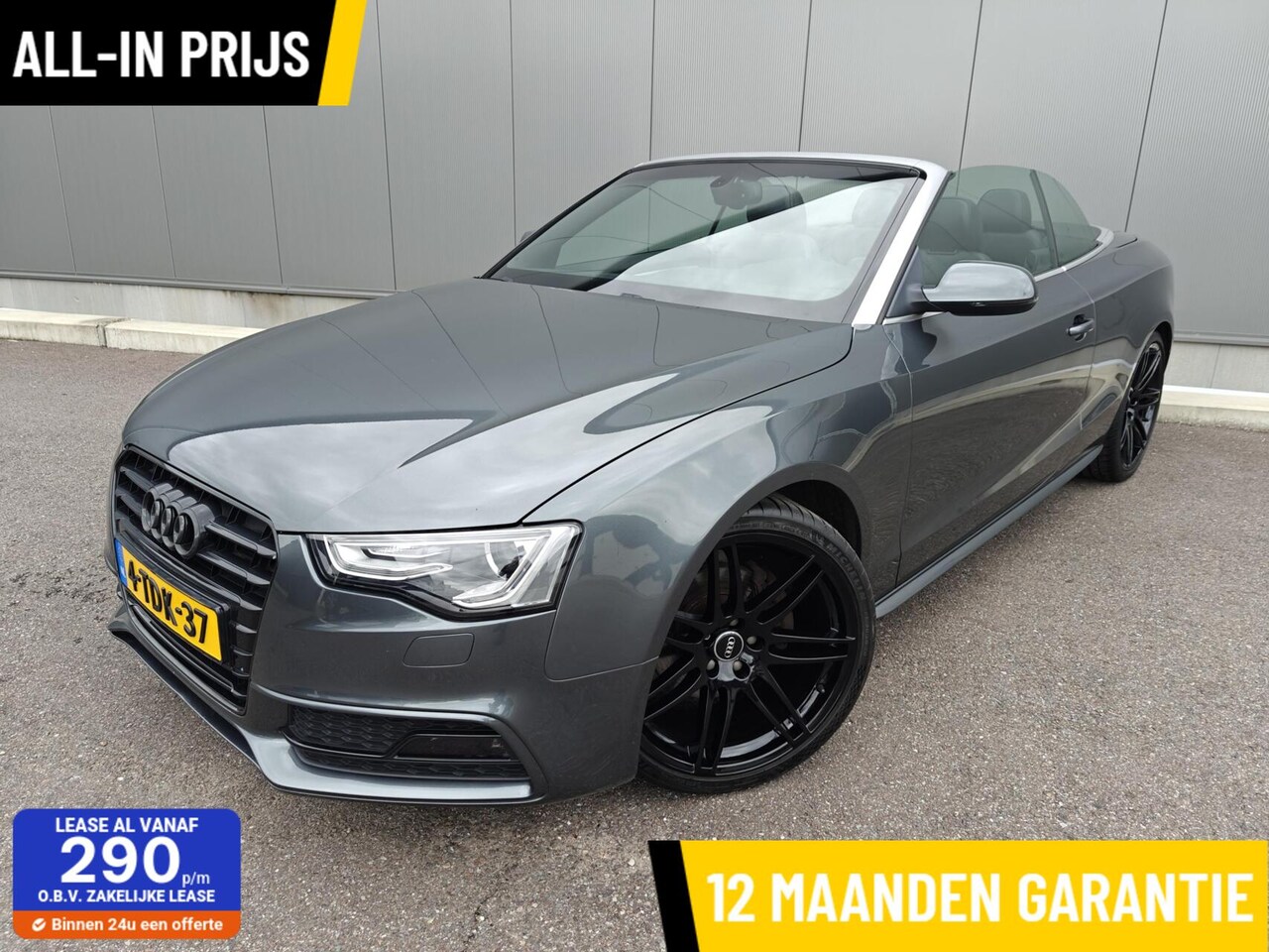 Audi A5 Cabriolet - Cabriolet|NL Auto|S-Line|20inch|Leder|Stoelverwarming| 1.8 TFSI Pro Line S - AutoWereld.nl