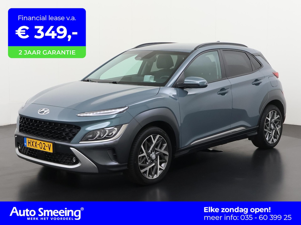 Hyundai Kona - 1.6 GDI HEV Premium | Leder | Zondag Open! - AutoWereld.nl