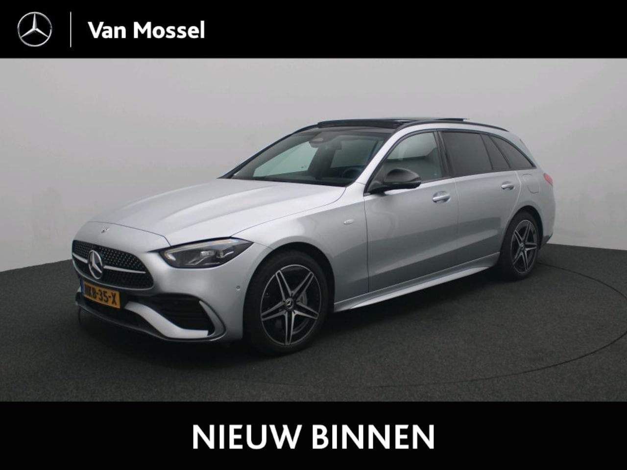 Mercedes-Benz C-klasse Estate - 300 e Business Solution AMG / 360Graden-Camera / Panaroma-dak / Memory-Stoelen / - AutoWereld.nl
