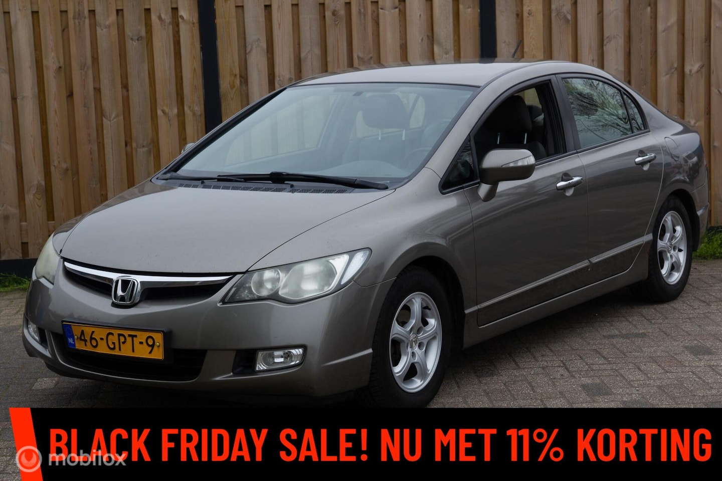 Honda Civic - 1.3 Hybrid Leer/trekh. Refurbished Accupakket - AutoWereld.nl