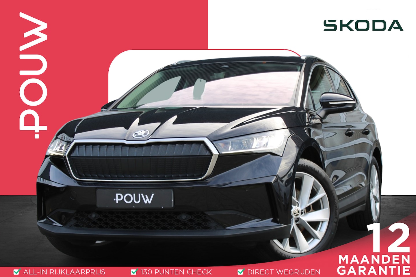 Skoda Enyaq iV - 60 180pk | SoH 94% | Panoramadak | Stoelverwarming Voor/ Achter | Voorruitverwarming | App - AutoWereld.nl