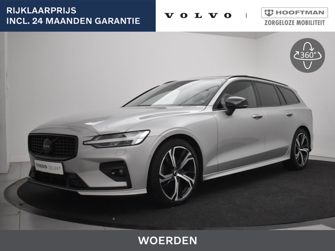 Volvo V60 - B4 AUT(7) ULTIMATE DARK 19INCH SCHUIFDAK 360GR CAM HARMAN KARDON - AutoWereld.nl