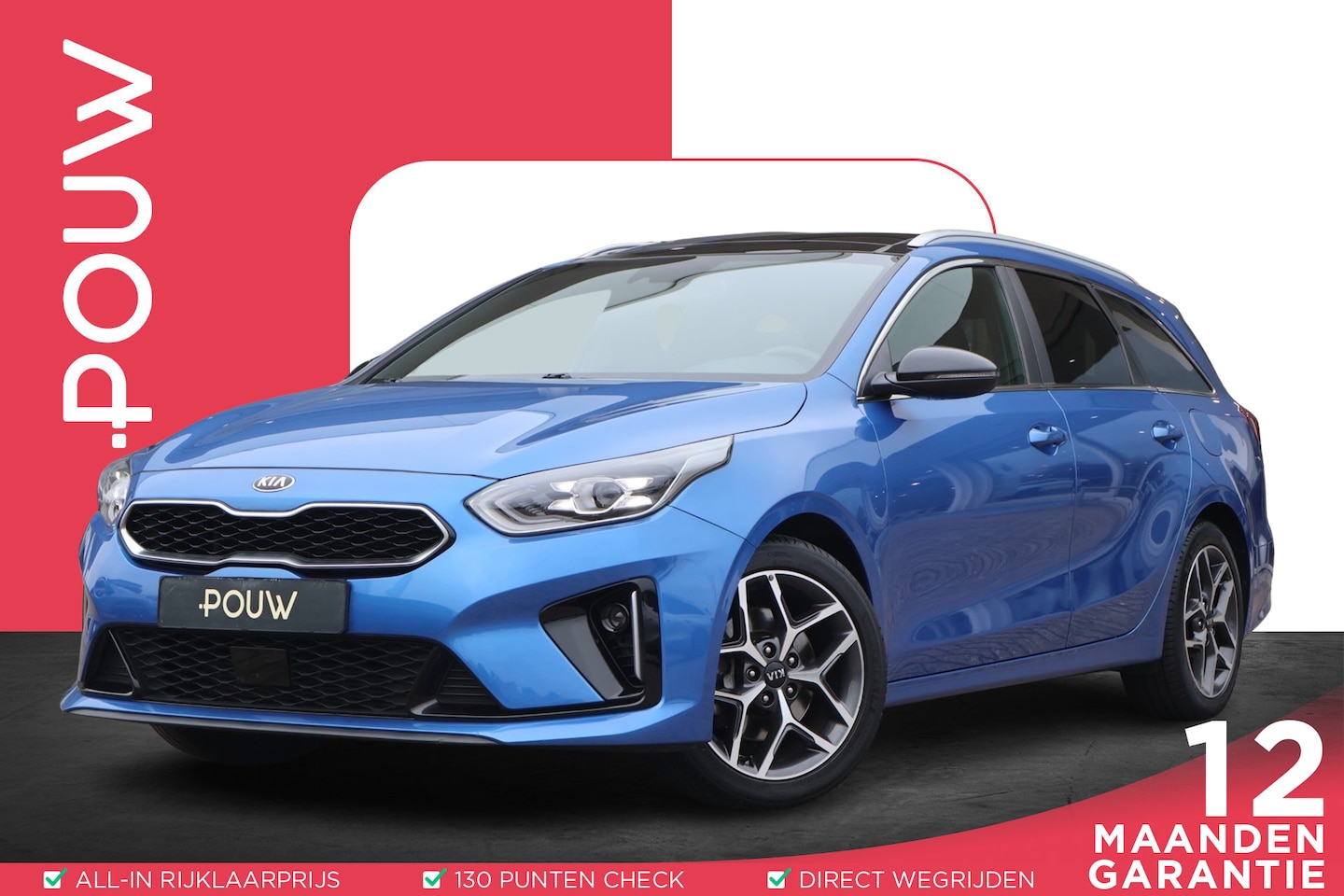 Kia Cee'd Sportswagon - Ceed 1.4 T-GDi 140pk AUT GT-Line | Navigatie | Schuifdak | Camera | PDC - AutoWereld.nl