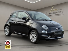 Fiat 500 C - 1.2 Lounge 2017 ZWART | Cabrio | Apple CarPlay | Benzine | PDC
