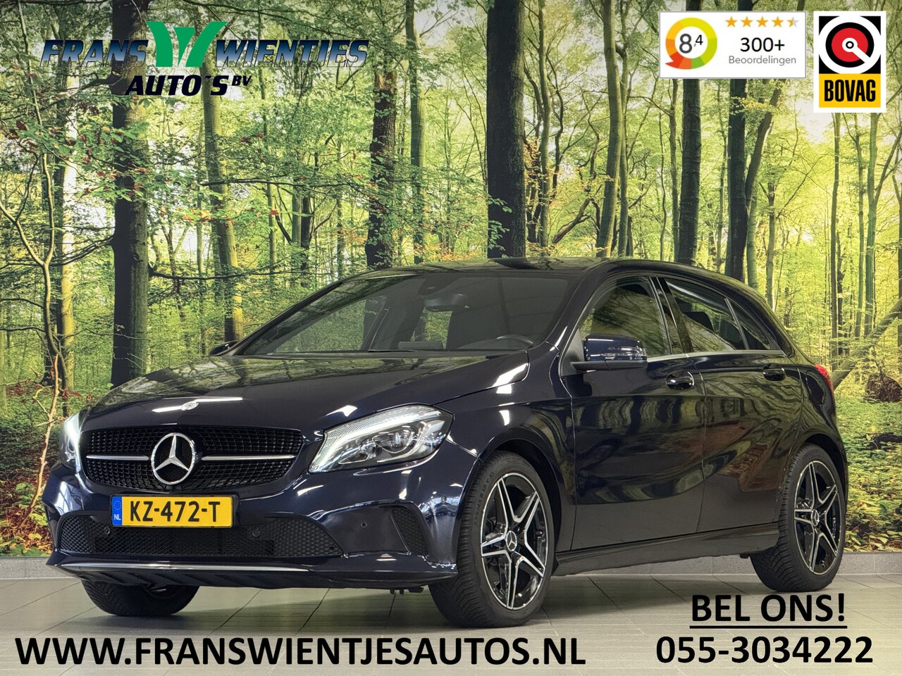 Mercedes-Benz A-klasse - 160 Ambition | Trekhaak | Cruise Control | Parkeersensoren | Navigatie | Isofix | Aircondi - AutoWereld.nl