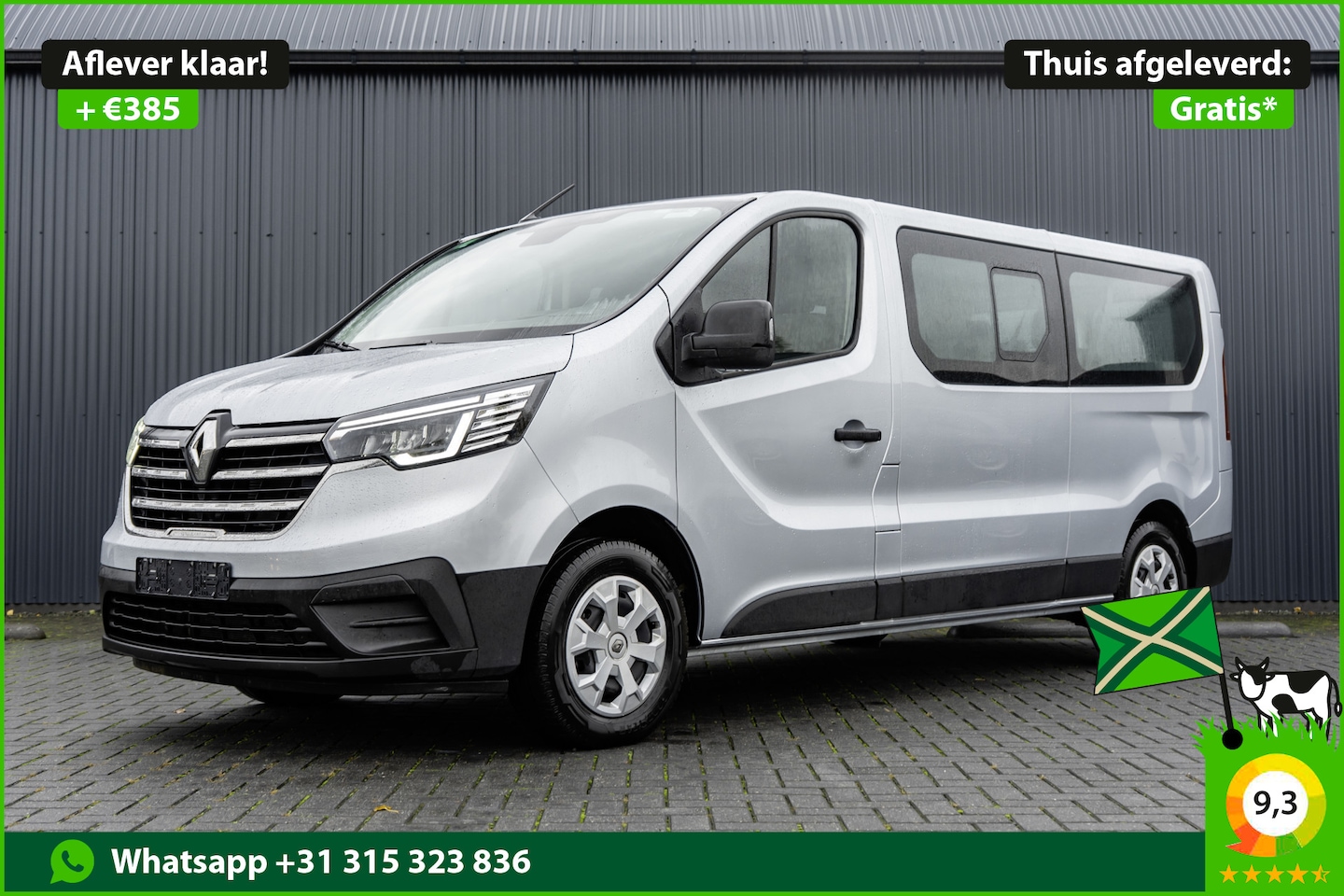 Renault Trafic - dCi 150PK | L2H1 | 9-Zits | ex BTW/BPM | LED | Navigatie | Cruise | Airco | PDC | Euro 6 - AutoWereld.nl