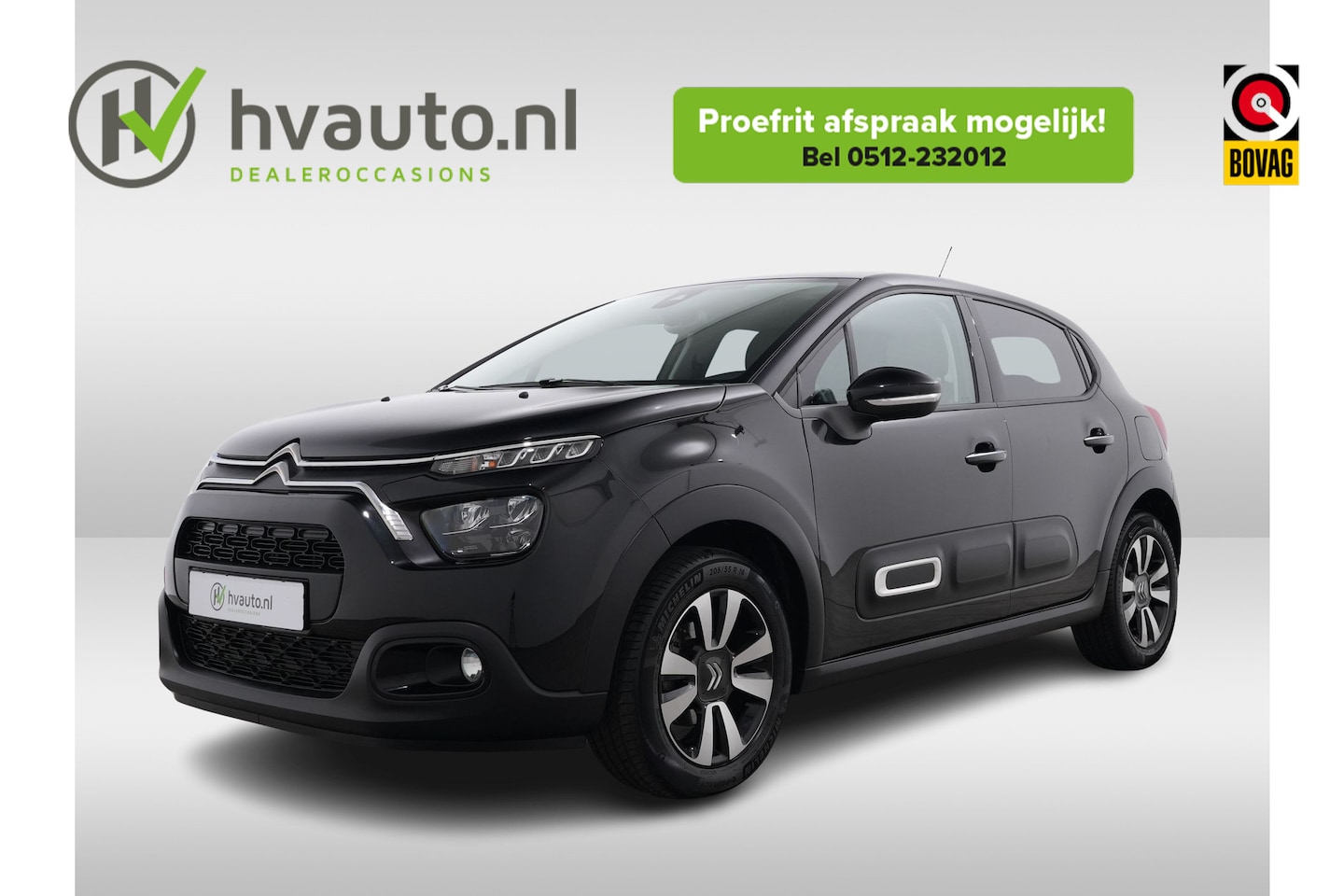 Citroën C3 - 1.2 PURETECH 82PK SPORT | Navi | Camera | LM-velgen | Zwart dak - AutoWereld.nl