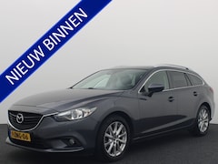 Mazda 6 Sportbreak - 2.0 HP TS+ AUTOMAAT / XENON / STOELVERW / NAVI / CLIMA / PDC / BLUETOOTH / CRUISE / NL-AUT