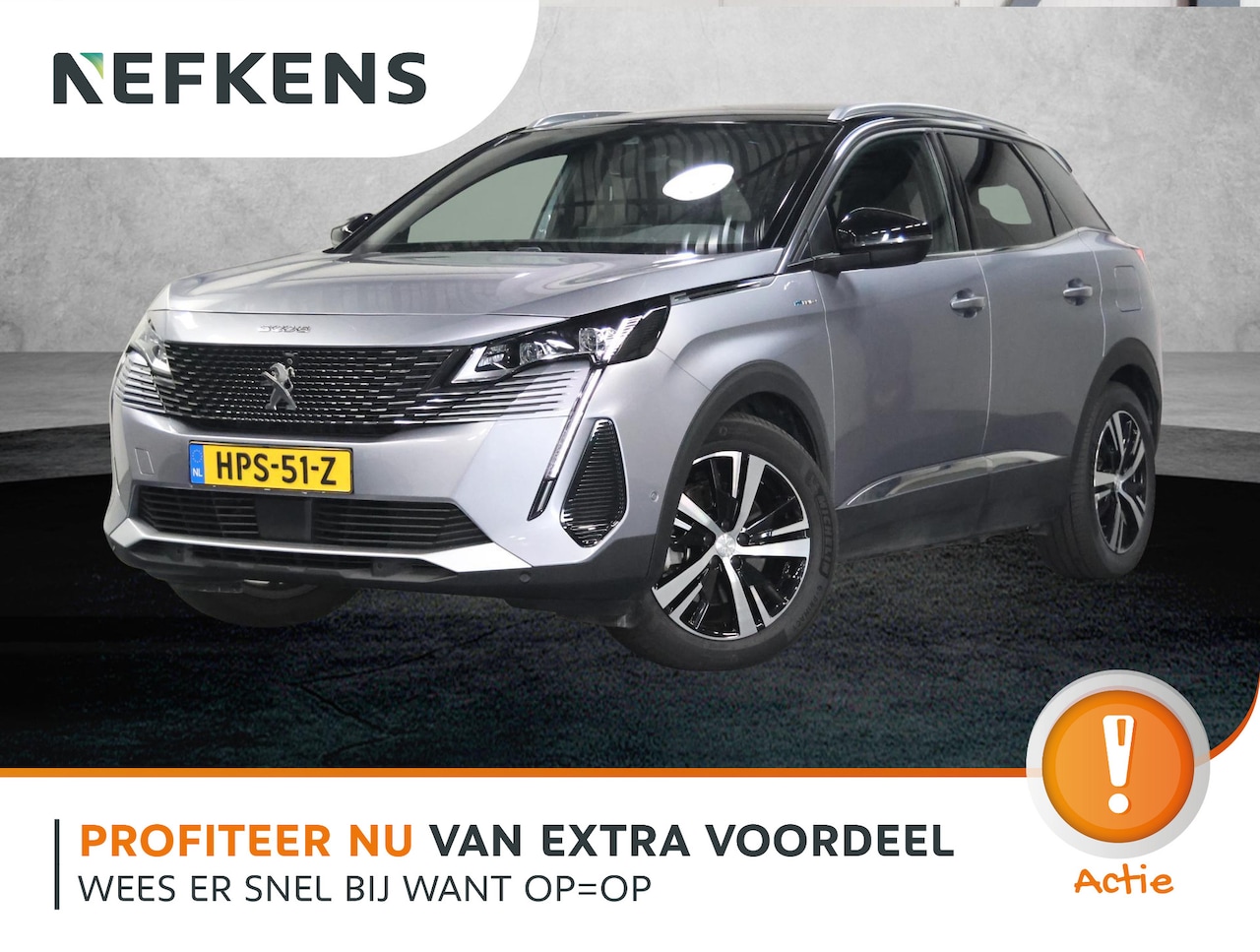 Peugeot 3008 - 300pk HYbrid4 GT | AppleCarPlay/AndroidAuto | 4x4! | Navigatie | Stoelverwarming | Schuifk - AutoWereld.nl