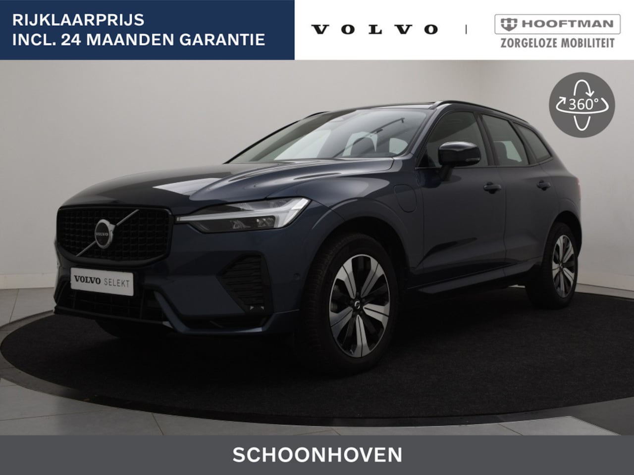 Volvo XC60 - T6 PLUG-IN HYBRID LONG RANGE PLUS DARK TREKHAAK SCHUIFDAK ACC BL - AutoWereld.nl