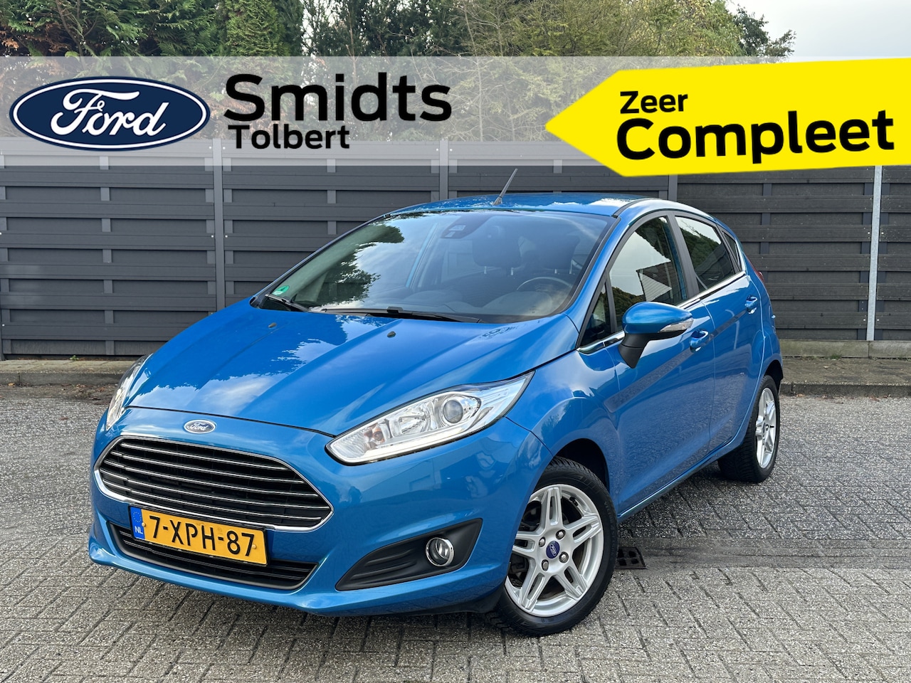 Ford Fiesta - 100PK EcoBoost Titanium | Cruise | Clima | Park. sens A | Voorruitverwarming | Allseasonba - AutoWereld.nl