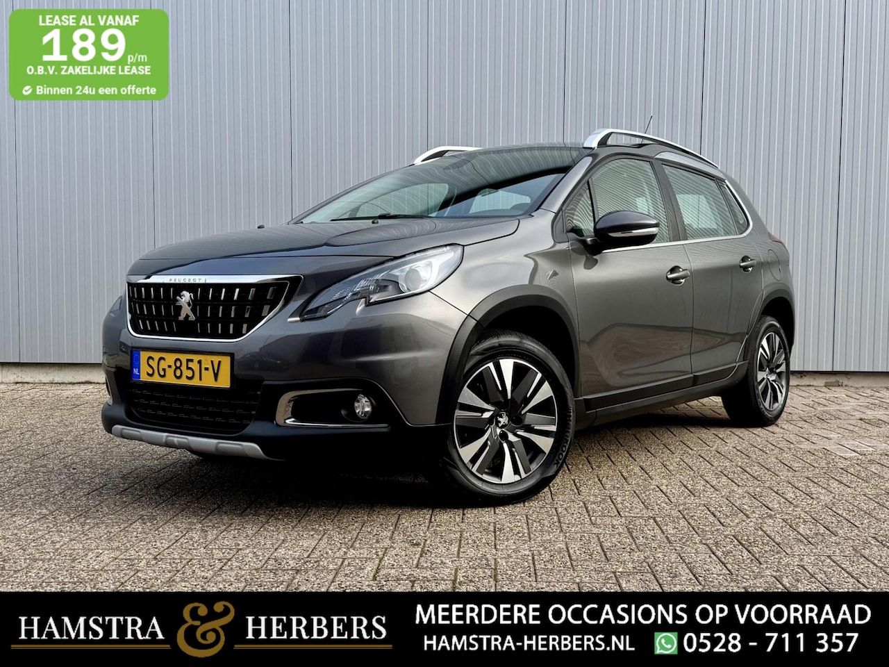 Peugeot 2008 - 1.2 PureTech Allure antraciet automaat - AutoWereld.nl