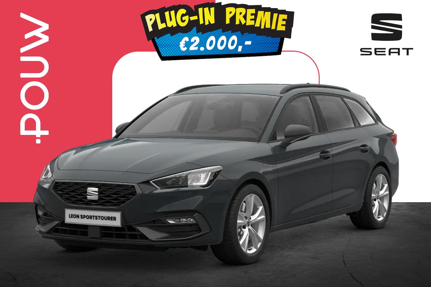 SEAT Leon Sportstourer - 1.5 TSI 204pk e-Hybrid Style Business Intense | LMV 17'' | Achteruitrijcamera - AutoWereld.nl