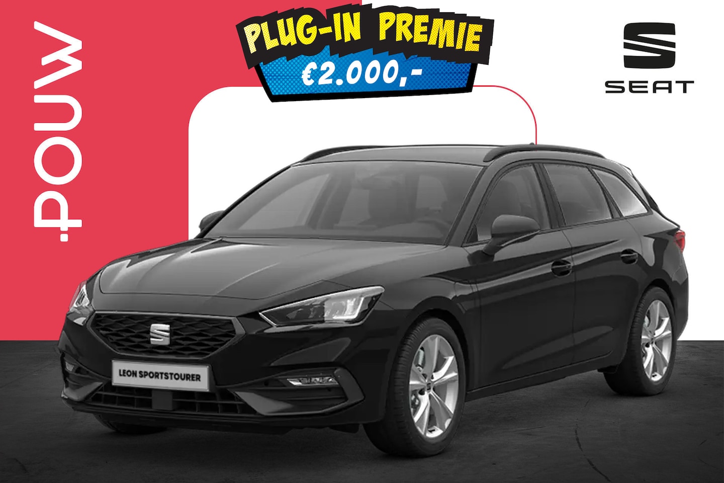 SEAT Leon Sportstourer - 1.5 TSI 204pk e-Hybrid Style | Climate Control | 17" Velgen - AutoWereld.nl