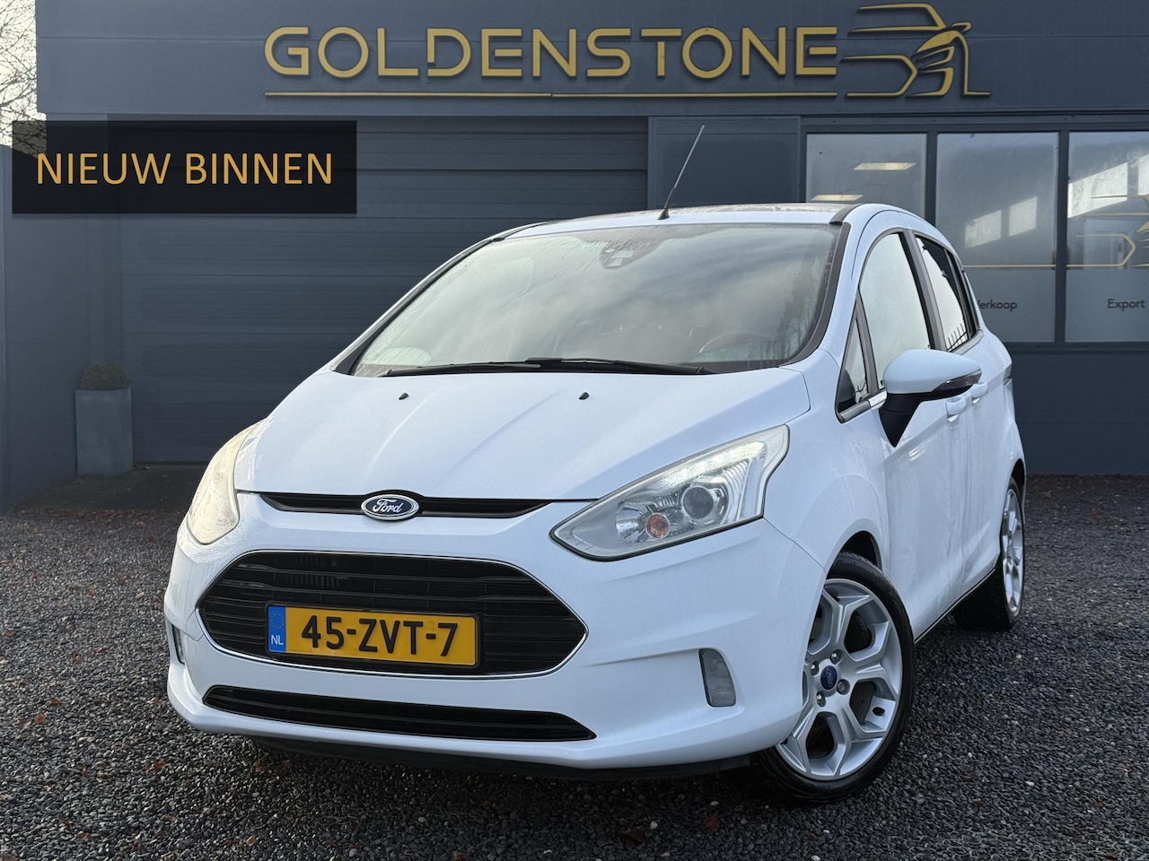 Ford B-Max - 1.0 EcoBoost Titanium 2e Eigenaar,Pano,Halfleder,Clima,Cruise,Stoelverwarming,N.A.P,Lm vel - AutoWereld.nl