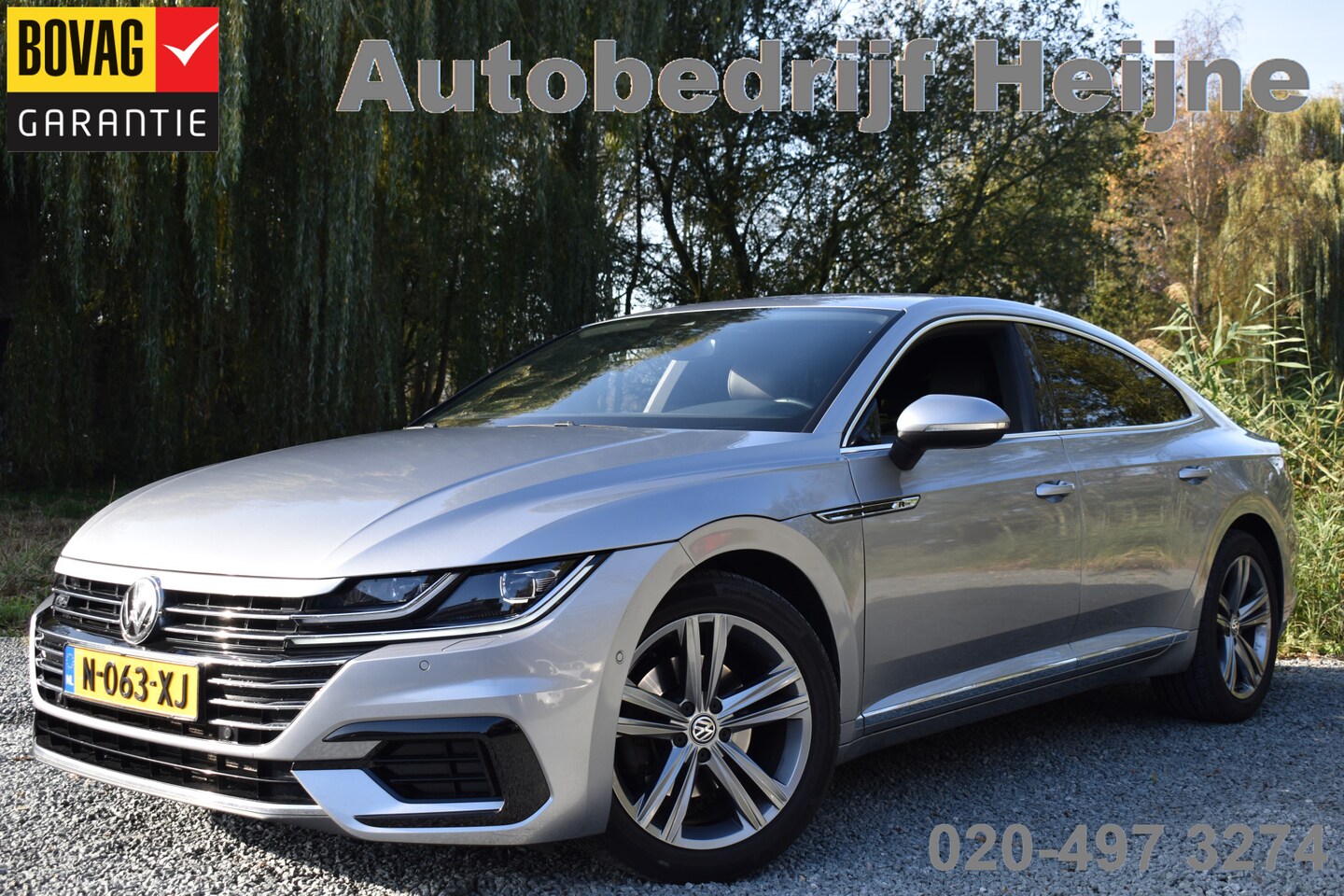 Volkswagen Arteon - 2.0 TSI 190PK DSG R-LINE BUSINESS LEDER/CAMERA/VIRTUAL - AutoWereld.nl