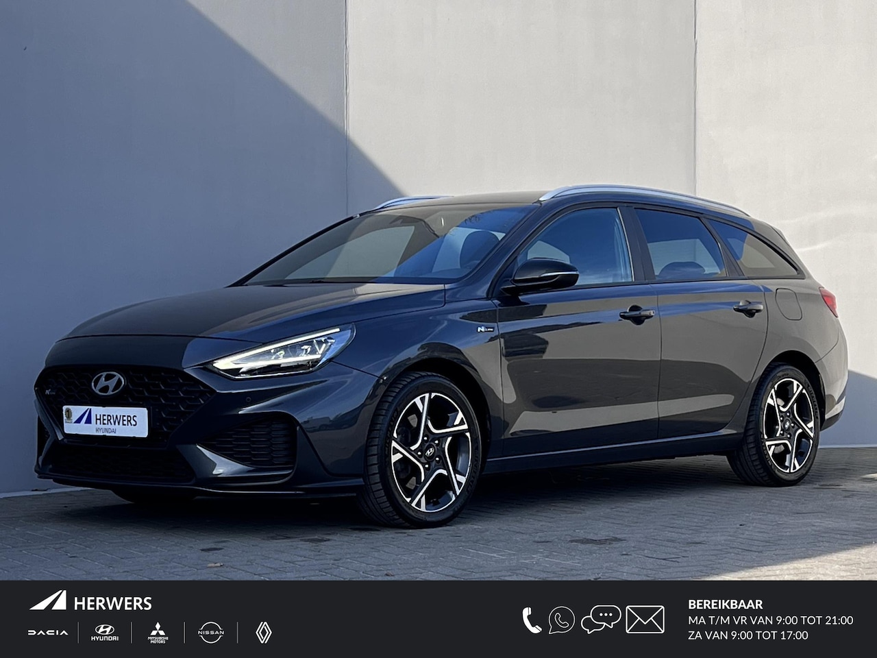 Hyundai i30 Wagon - 1.0 T-GDi MHEV N-Line Automaat / Goed onderhouden / Afneembare trekhaak (700 kg) / Navigat - AutoWereld.nl