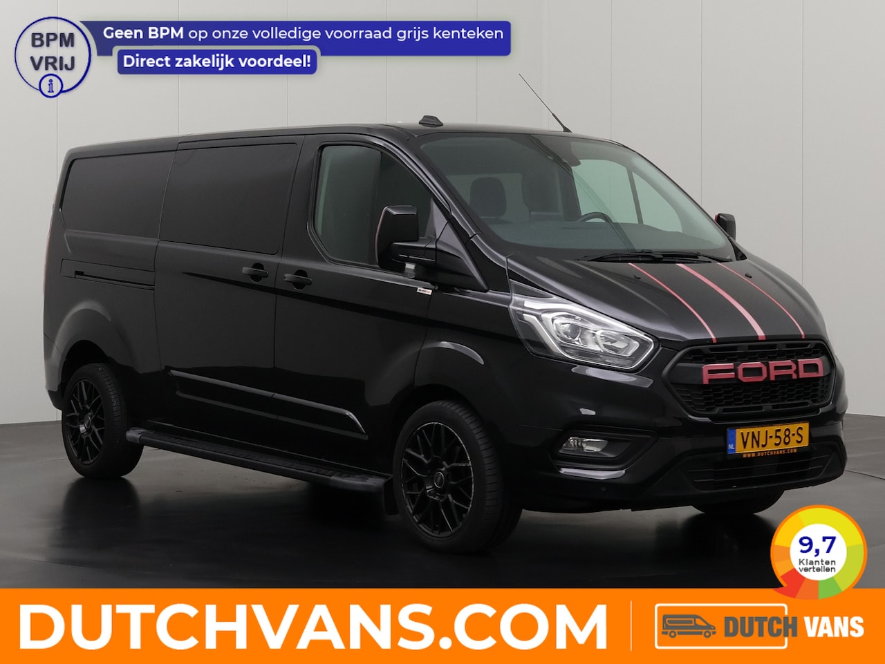 Ford Transit Custom - 2.0TDCI 170PK Automaat Lang Limited Dubbele Cabine | Navigatie | Camera | 2xSchuifdeur | T - AutoWereld.nl