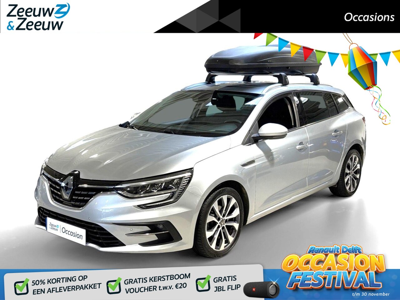 Renault Mégane Estate - 140PK TCe Techno | GRATIS DAKDRAGERS & DAK KOFFER | 9,3" Navi | Camera | Cruise Control | - AutoWereld.nl