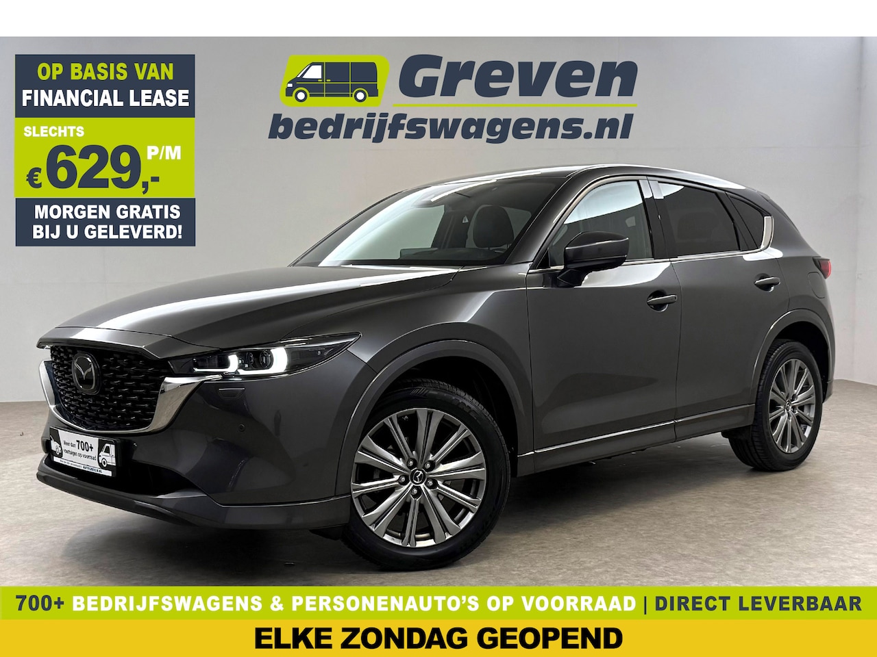 Mazda CX-5 - 2.0 165PK e-Skyactiv | 360° | Memory | Adap. Cruise | Bose | Stoel/Stuur verwarmd | HuD | - AutoWereld.nl