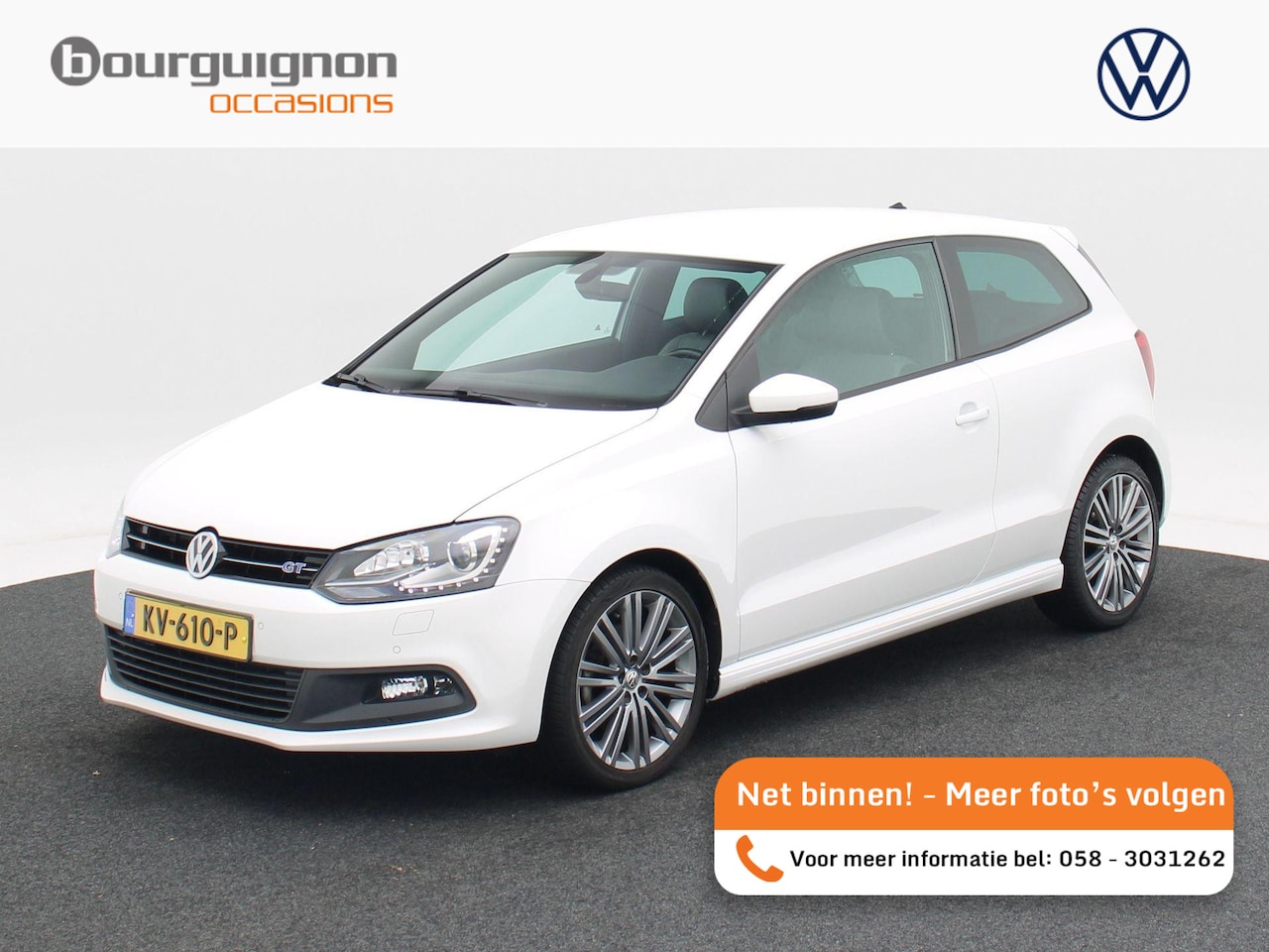 Volkswagen Polo - 1.4 TSi BlueGT 150 Pk Automaat | Leder/Alcantara | Stoelverwarming | Camera | Zwarte Hemel - AutoWereld.nl