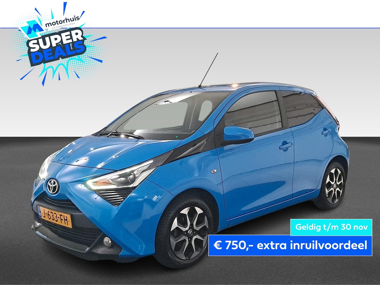 Toyota Aygo - 1.0 72PK 5DRS AUTOMAAT X-JOY CAMERA ECC NAP - AutoWereld.nl
