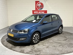 Volkswagen Polo - 1.0 BlueMotion, 5 deurs, Airco, Cruise control, Navigatie, Lichtmetaal met all season, Blu