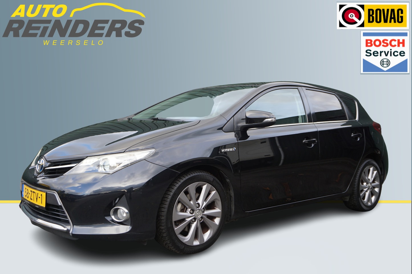 Toyota Auris - 1.8 Hybrid Lease Automaat + Airco/ Pano-dak/ 17inch/ Cruise/ Camera/ Navi Nieuwe APK - AutoWereld.nl