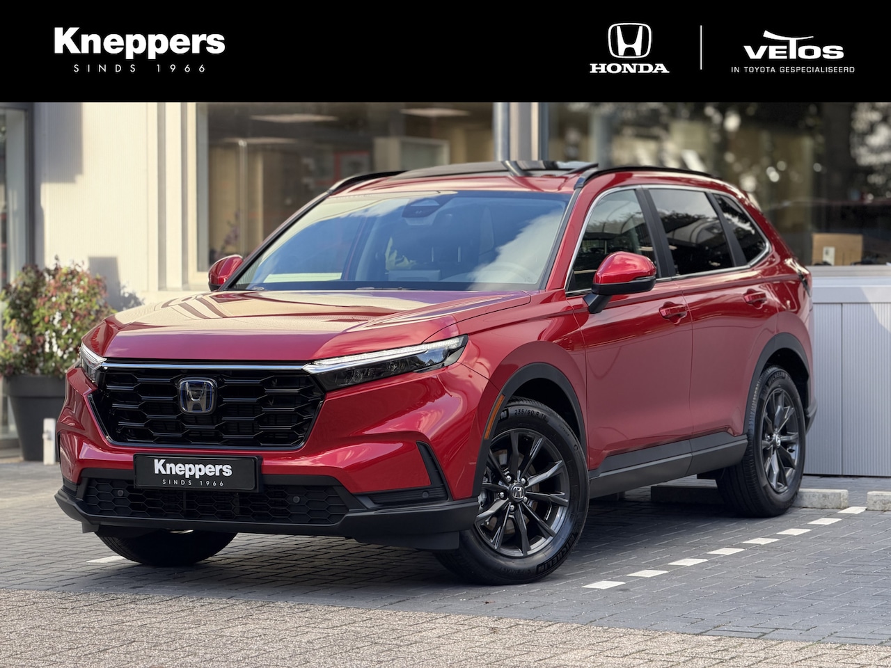 Honda CR-V - 2.0 e:HEV Elegance Dodehoekdetectie, Parkeersensoren V + A, Lederen bekleding, Panorama da - AutoWereld.nl