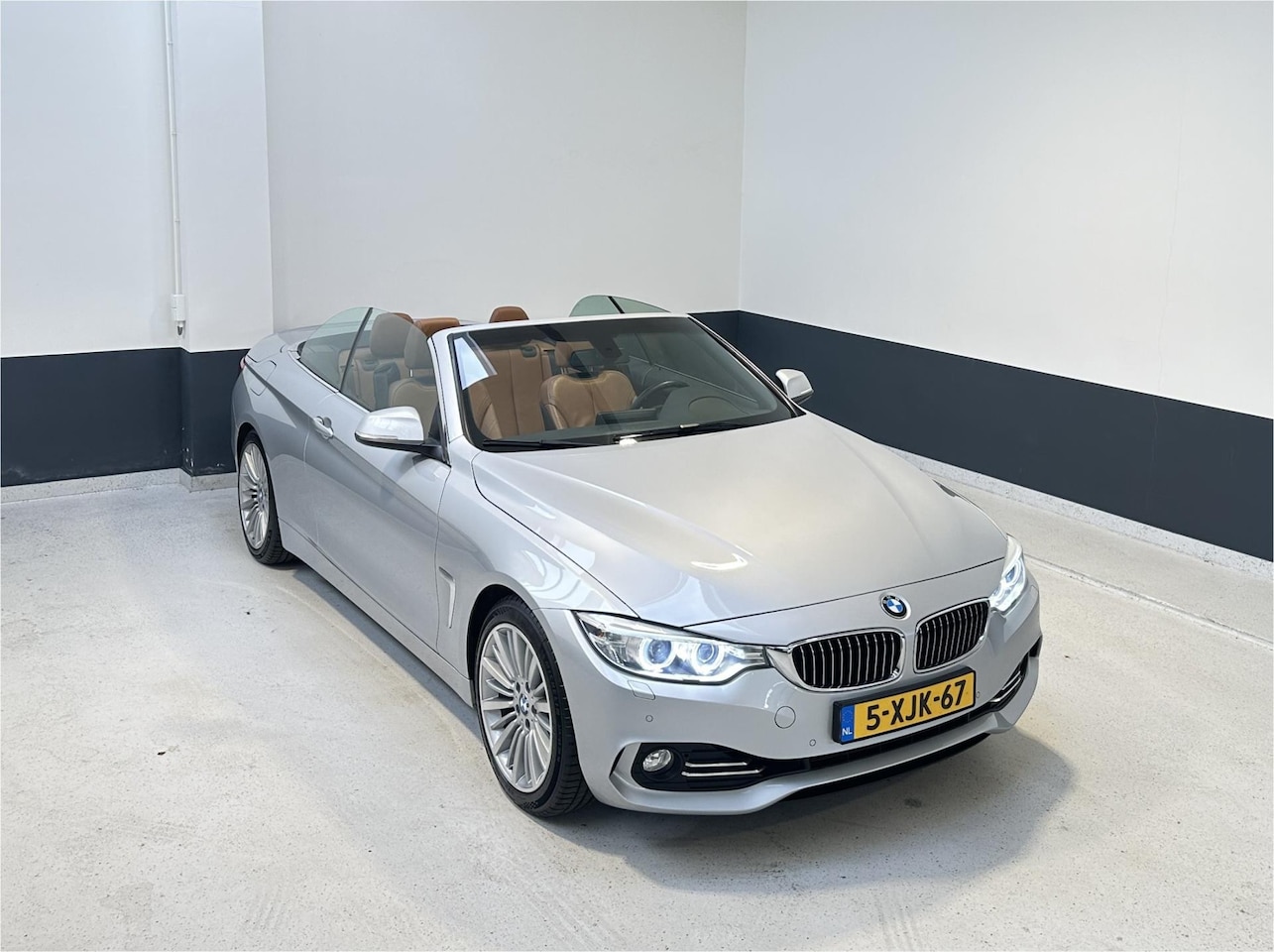 BMW 4-serie Cabrio - 420i High Executive | NL | Lederen bekleding| Navigatie | Electrische stoelen| Xenon | - AutoWereld.nl